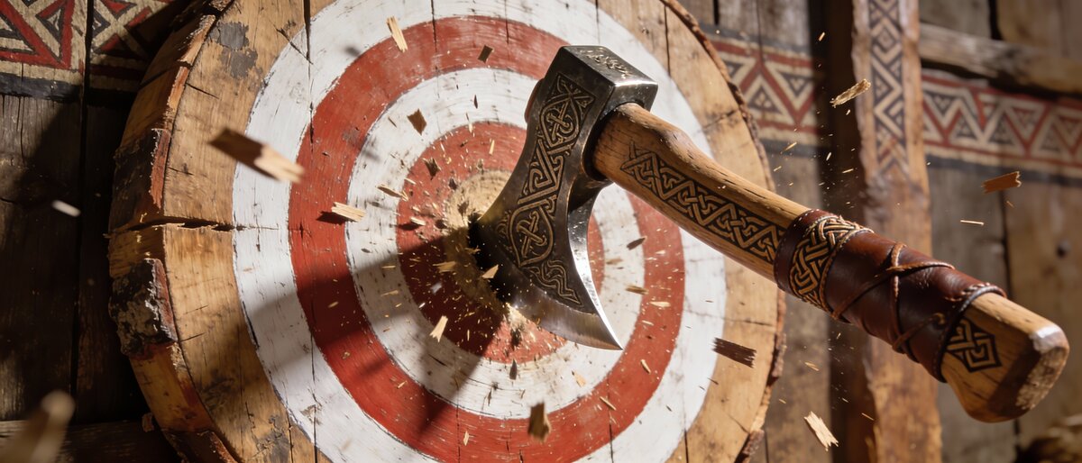 Axe Throwing Action